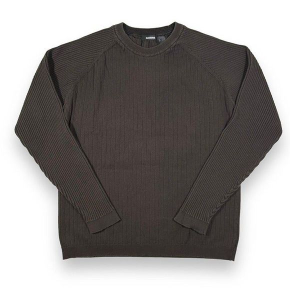 Vintage Y2k Claiborne Ribbed Crew Neck Sweater Mens Large - Picture 1 of 5
